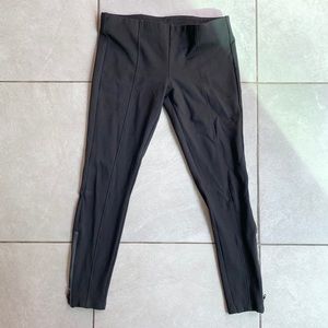 Kut From The Kloth Leggings Black Zippered Ankles